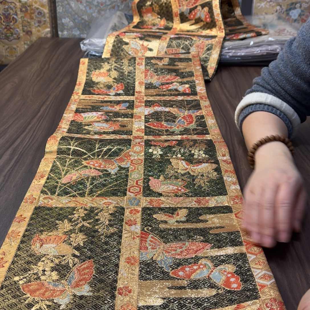 织绣唐锦西阵织带带