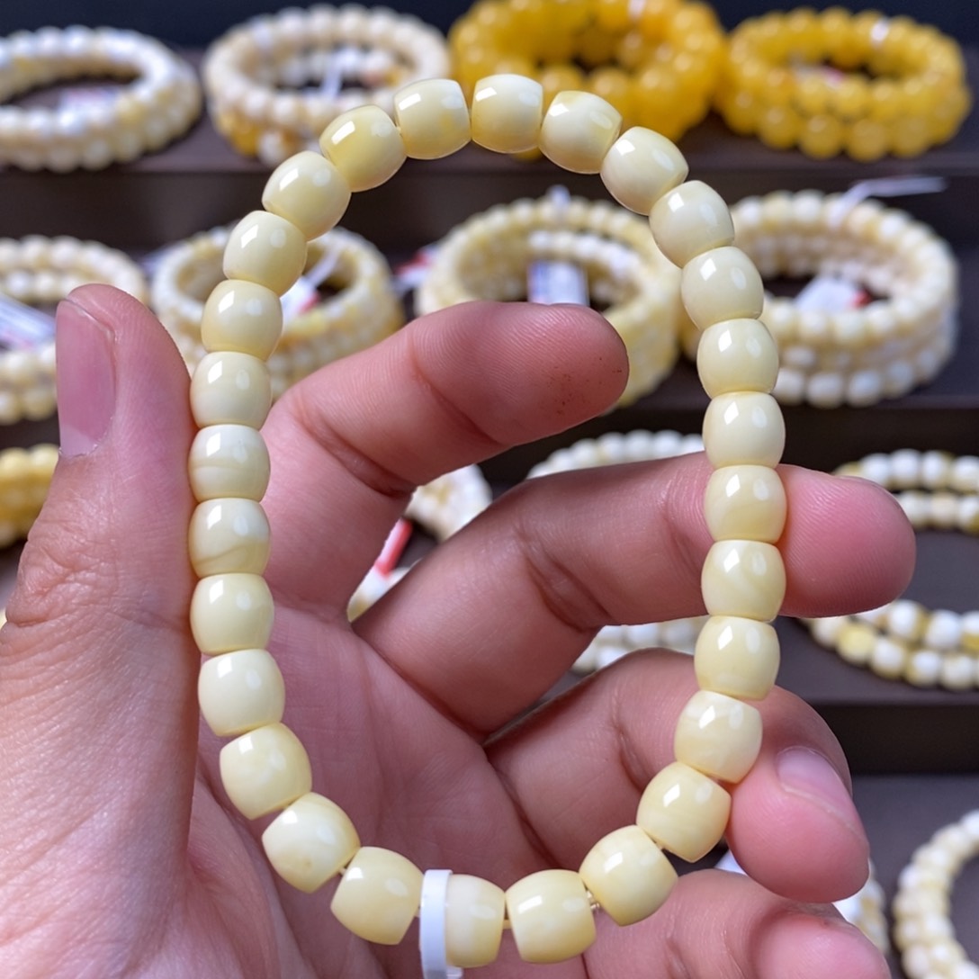 蜜蜡珠宝奇石未镶嵌7mm
