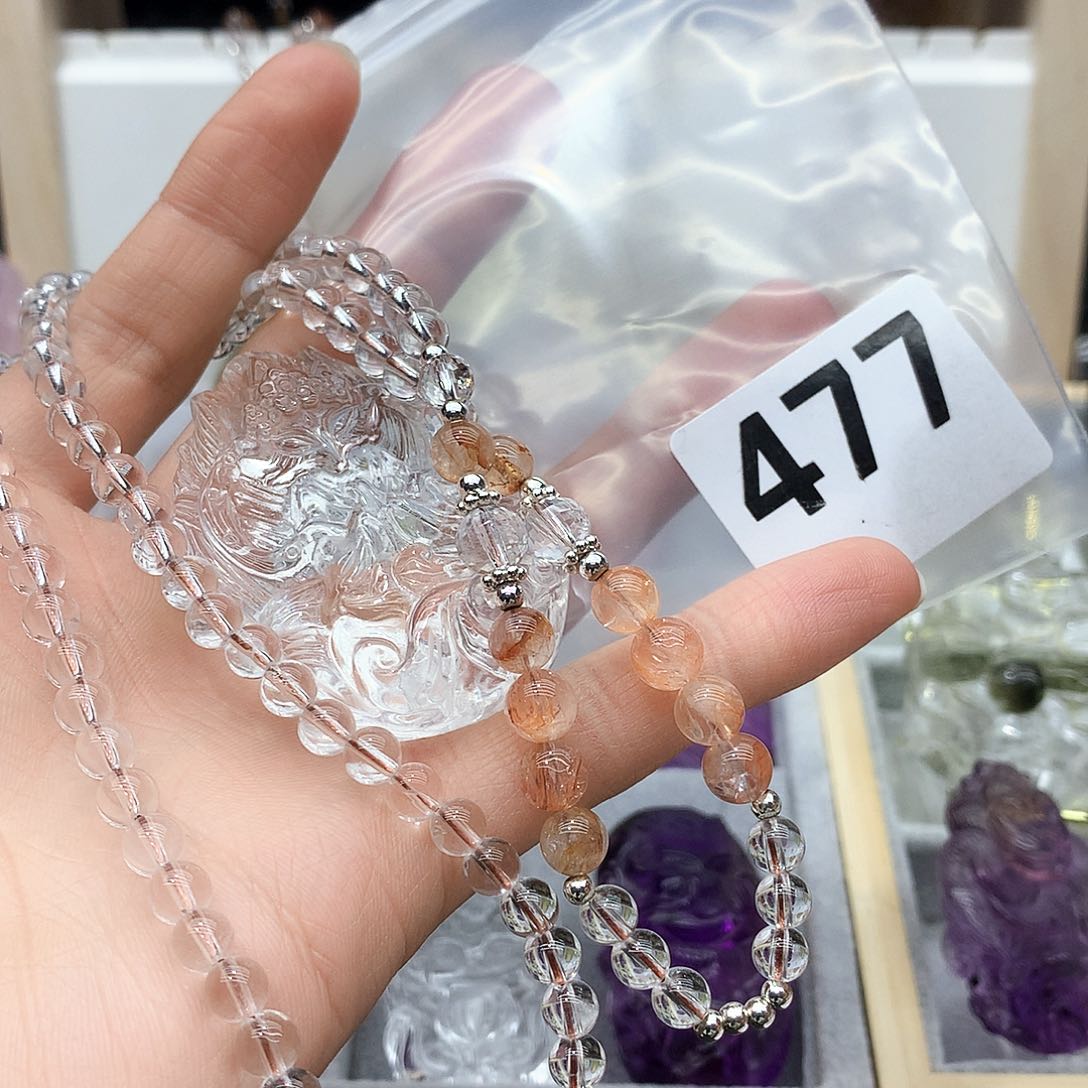 水晶颈饰未镶嵌吊坠