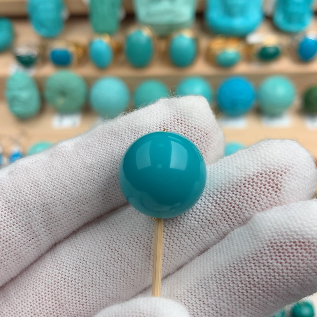 绿松石配饰未镶嵌15.6mm