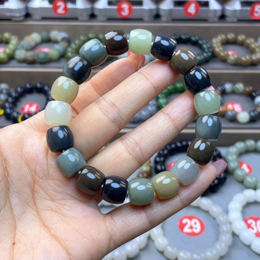 和田玉手链未镶嵌