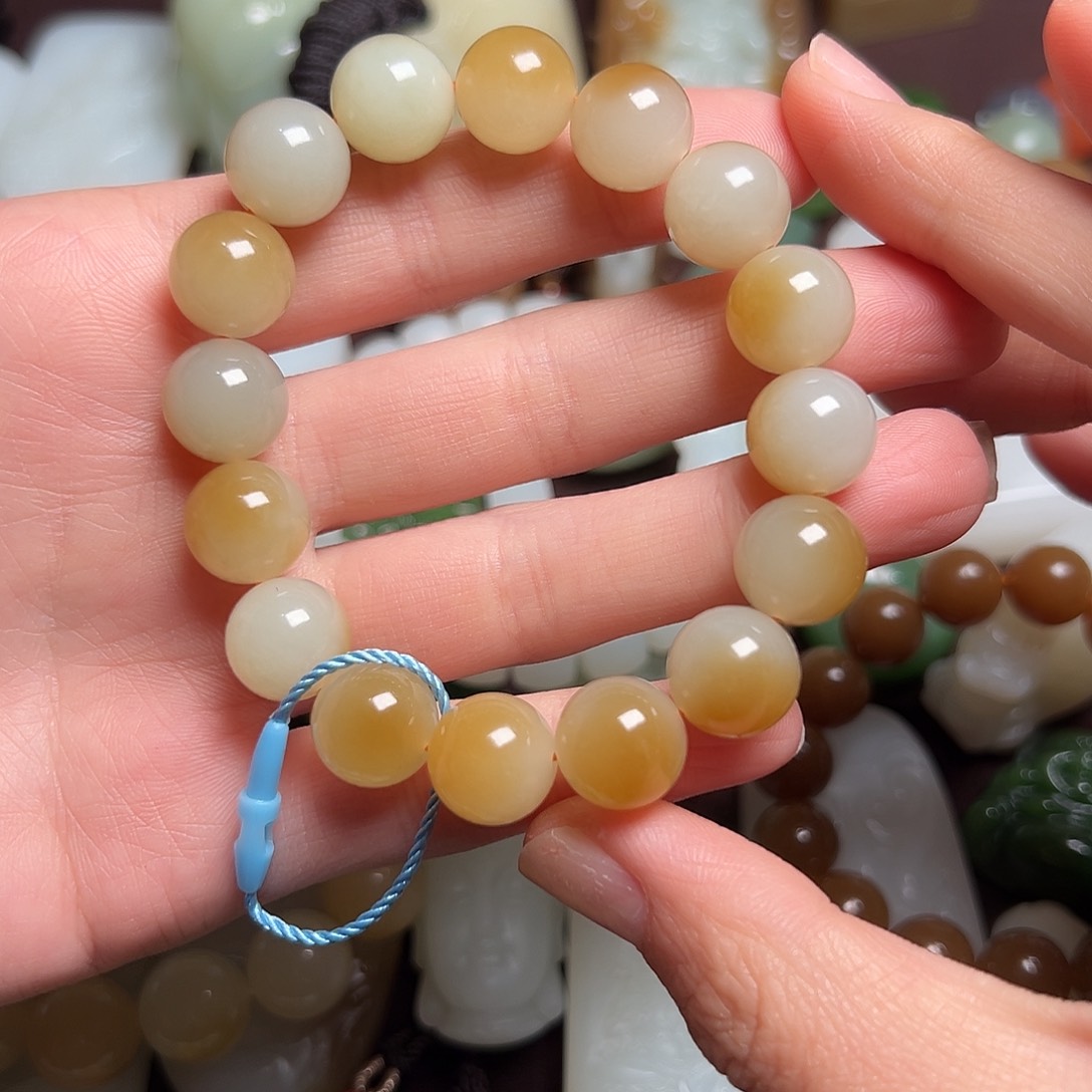 和田玉手串多样化发货拍一发一未镶嵌麻*@