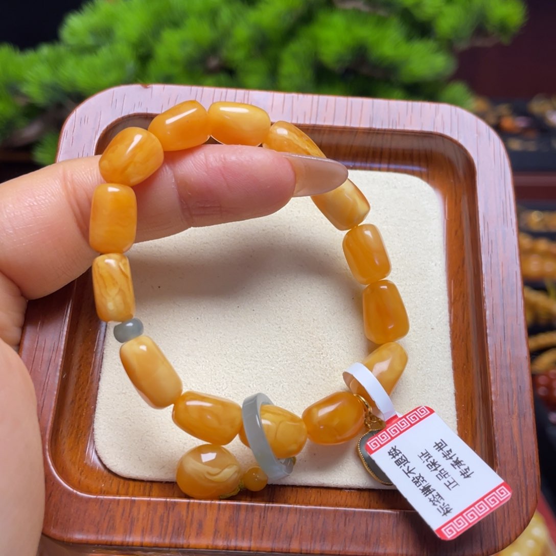 蜜蜡手链未镶嵌手串