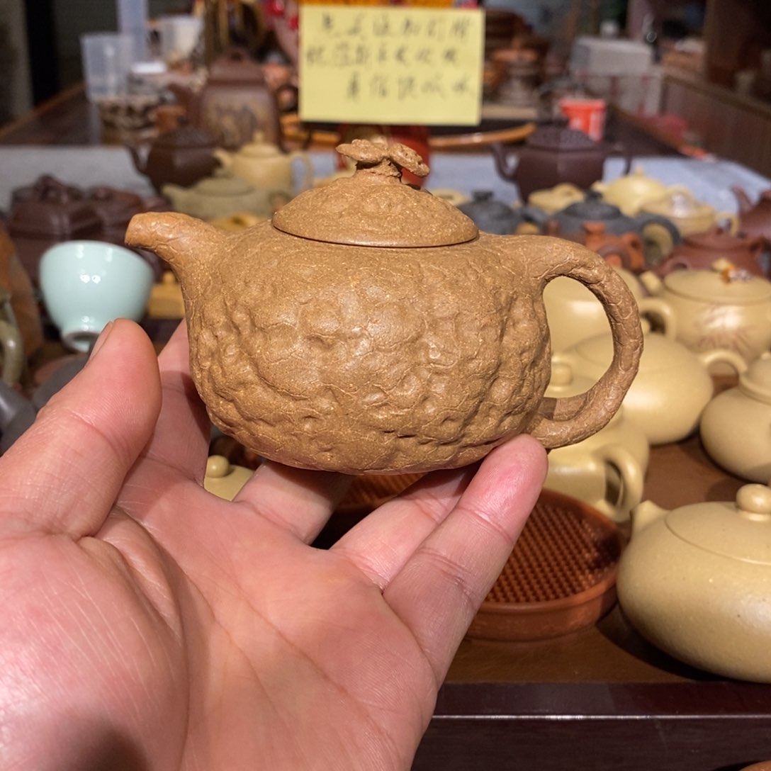 紫砂茶壶段泥精工半手供春壶200cc
