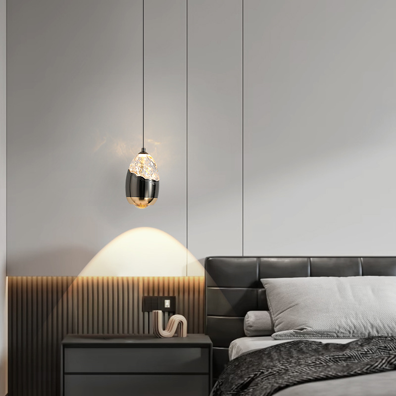 卧室床头小吊灯可升降触摸新款现代简约玄关意式casa灯具照明吊灯