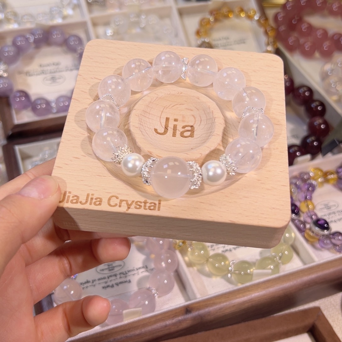 水晶手串未镶嵌【在逃公主】白幽灵 多样性发一