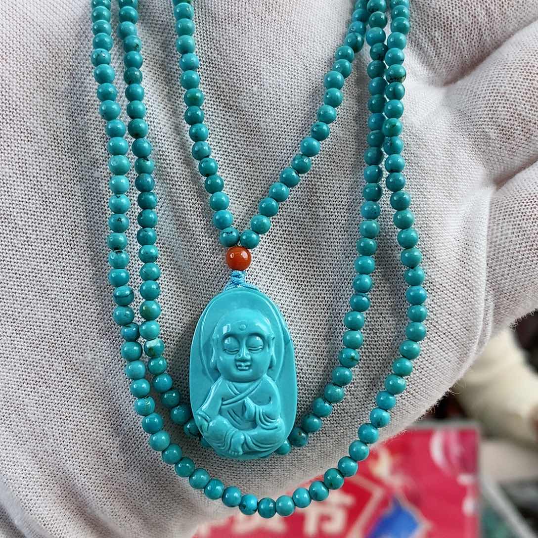 绿松石珠宝半成品未镶嵌