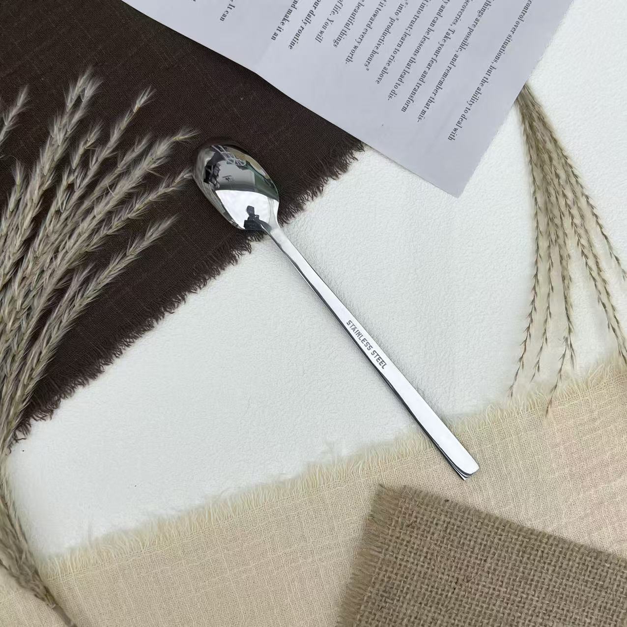 德国维多利亚18-10优雅长冰勺