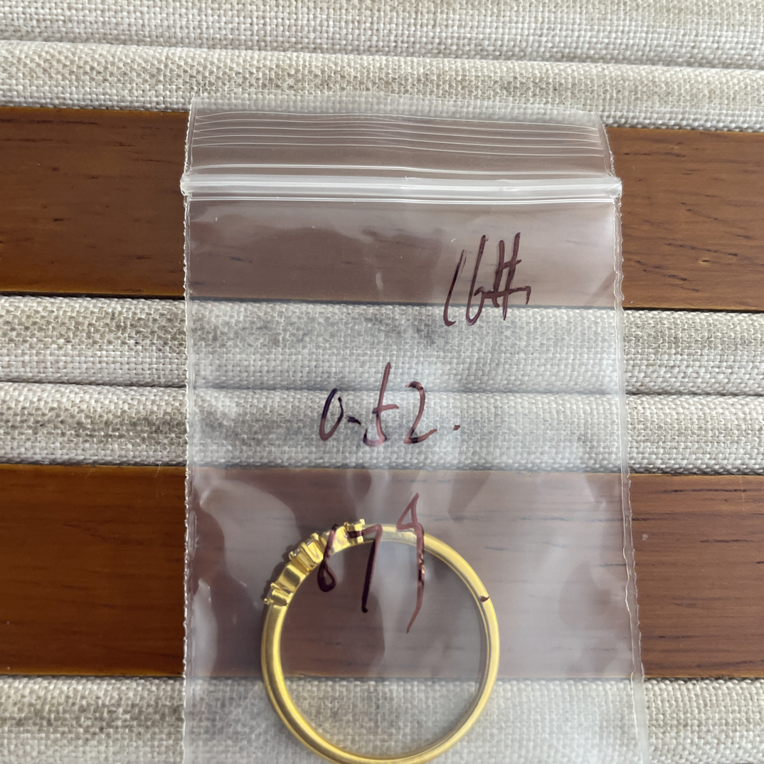 克重0.52 16号 星辰6D戒指 足金999