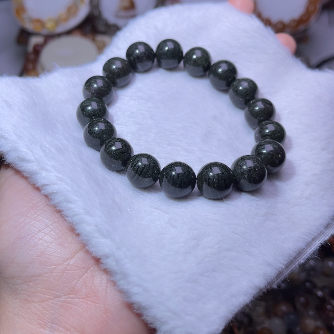 未镶嵌水晶手串千层绿幽灵