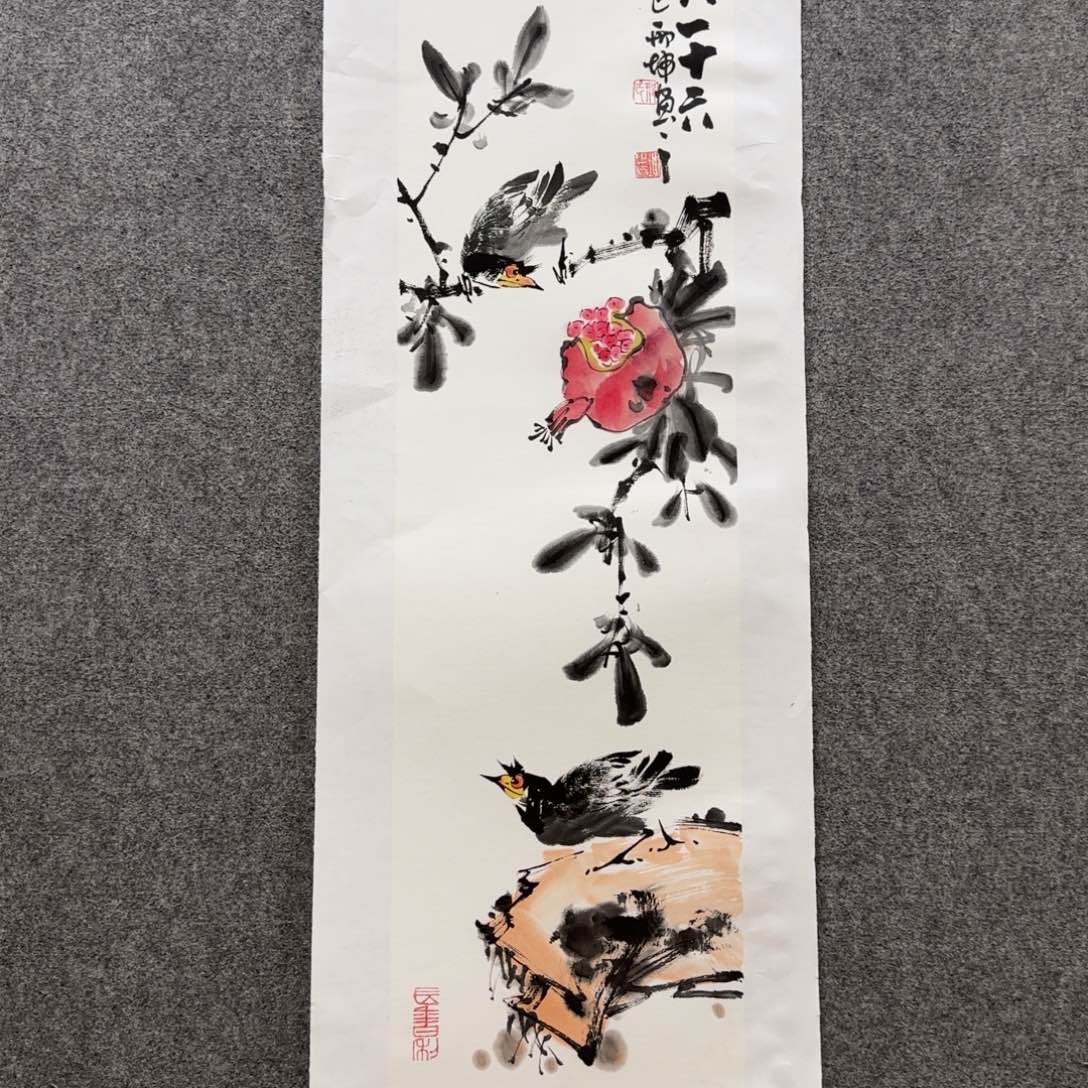 国画zz邢坤老师手绘作品