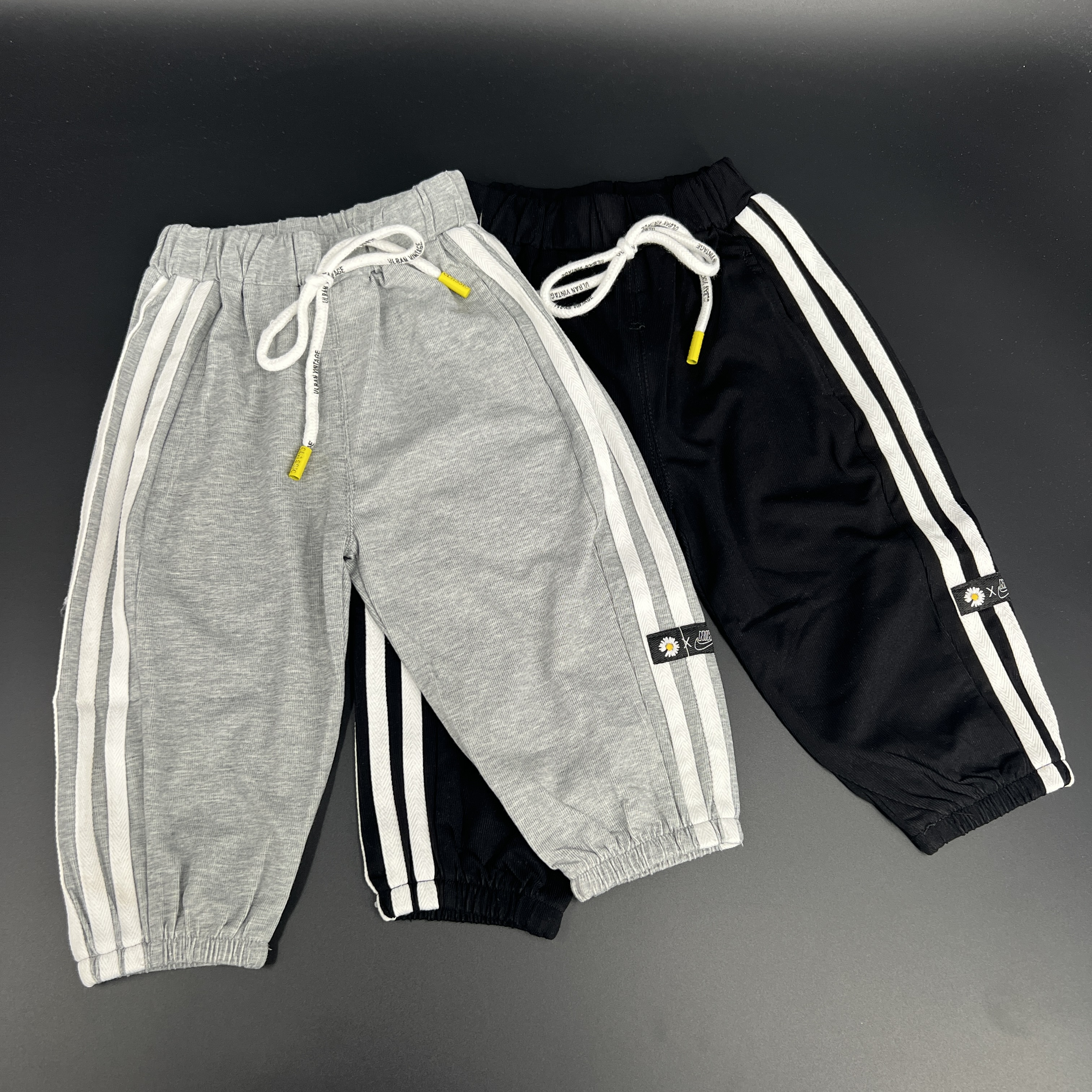 【荔枝优选】防蚊裤儿童针织针织时尚休闲潮流灰色夏款宽松