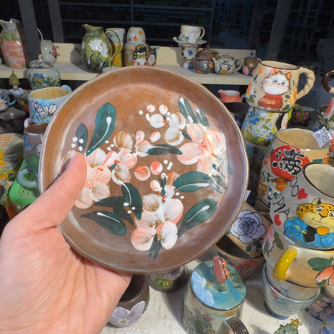 紫砂景德镇手工陶瓷釉下彩正品