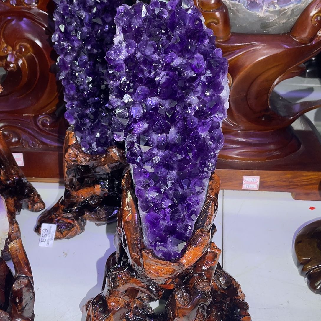 紫晶未镶嵌大型摆件（非配饰）