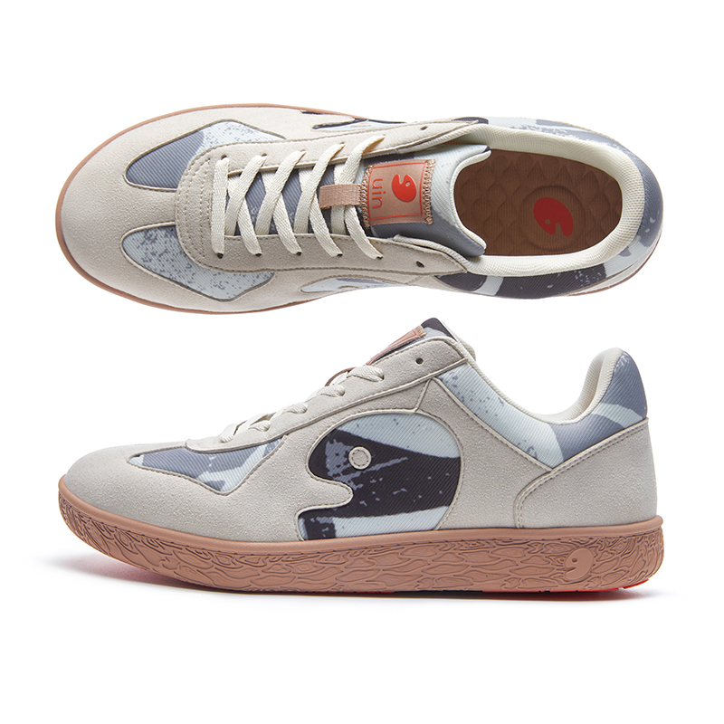 uin彩绘旅行鞋阿维拉1经典复古休闲板鞋轻便软底透气百搭德训鞋