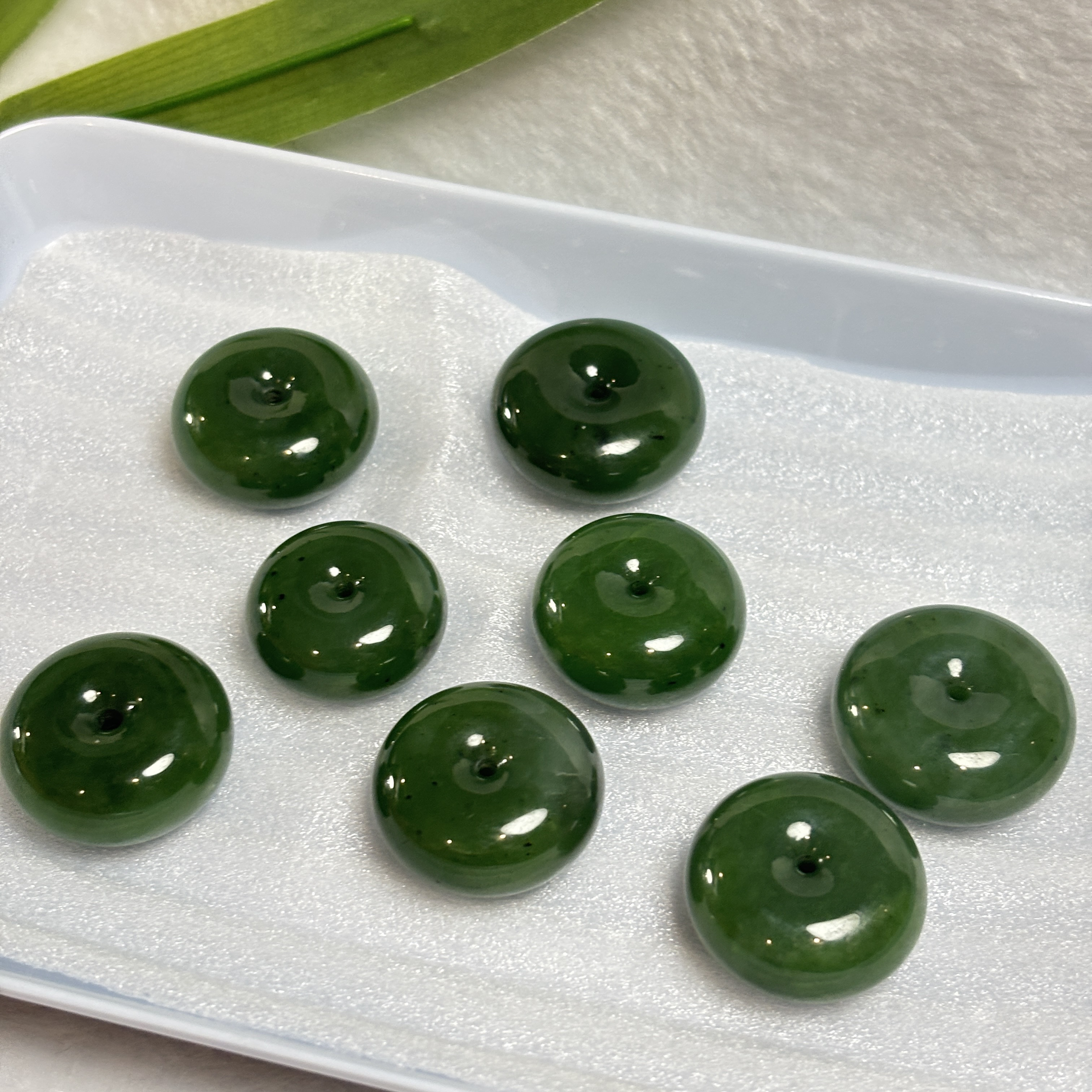 福利款和田玉碧玉平安扣吊坠25～28mm（多样性发货，发其一）