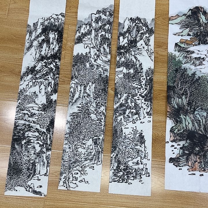 爱***宝姜奇老师山水作品