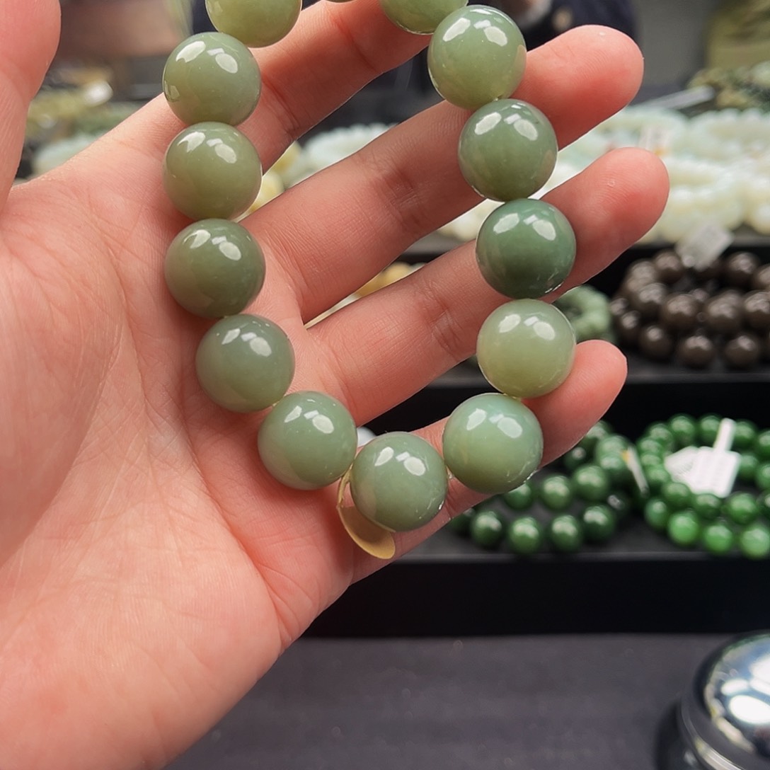 和田玉手串未镶嵌