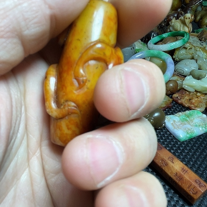 滴血莲花菩提把件丙*