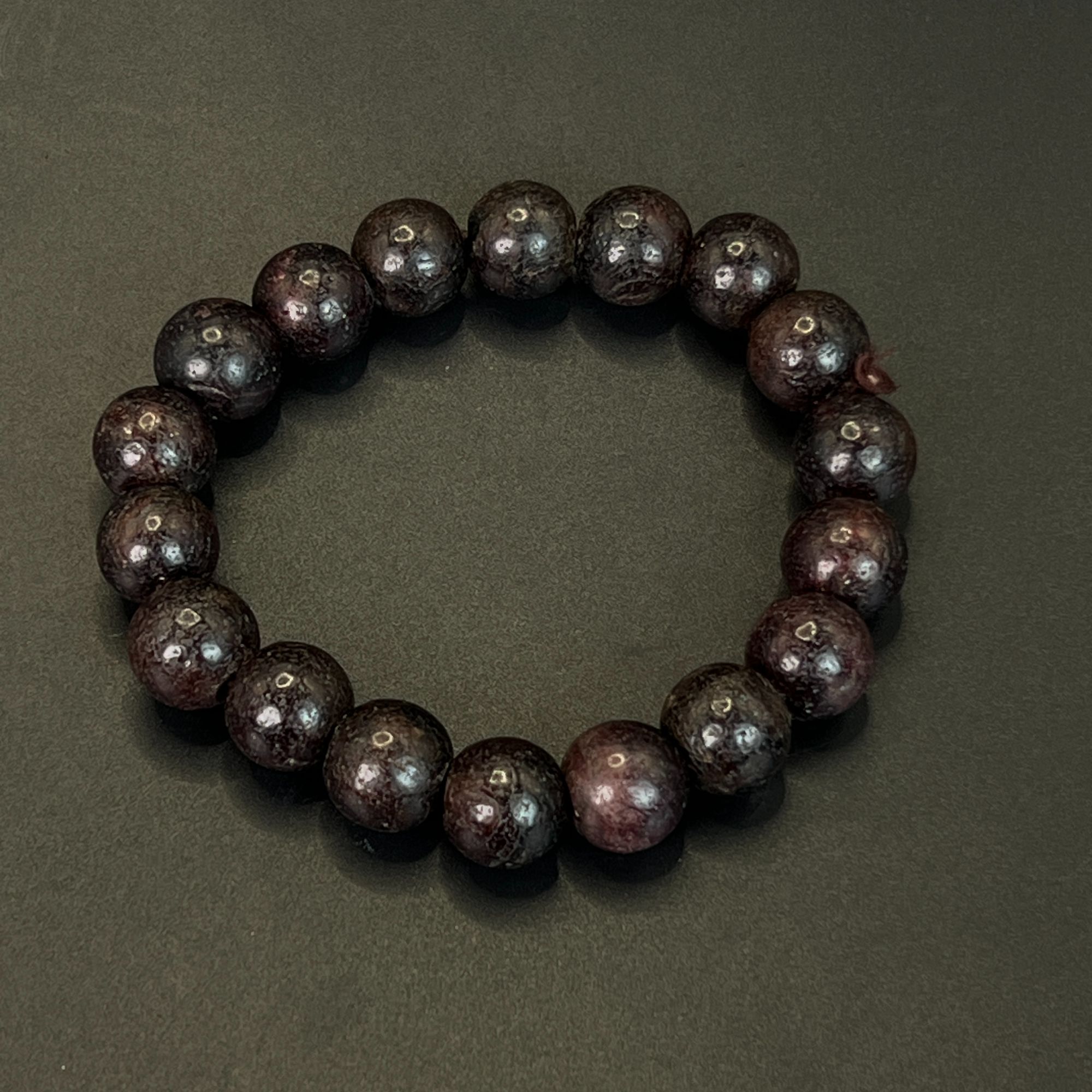 "民国石榴石手串/ DL002104/ 古玩/收藏/德州文物"