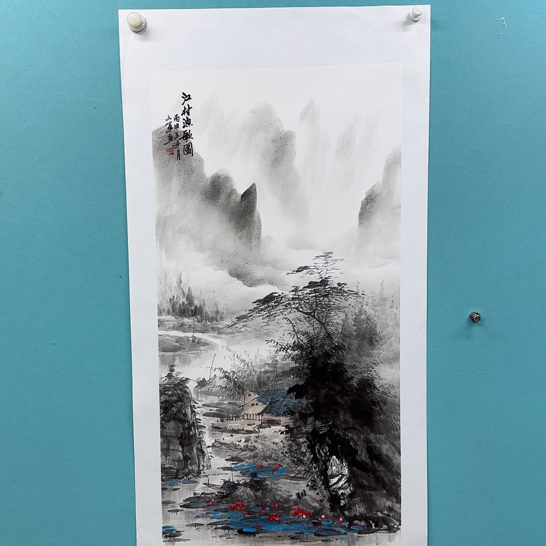 国画李文军教授作品