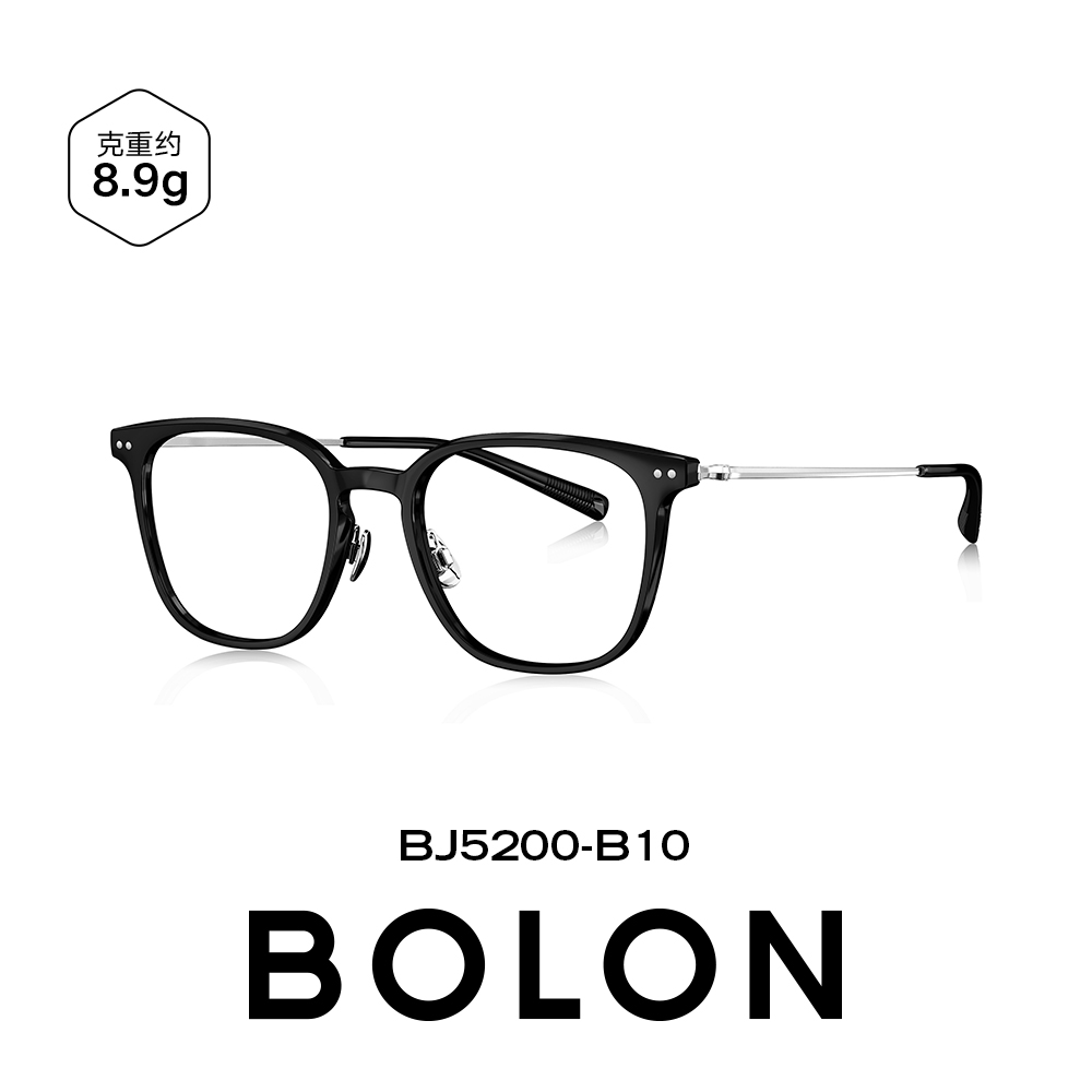 BOLON暴龙近视眼镜框25新品玳瑁素颜黑框光学镜架配度数女BJ5200