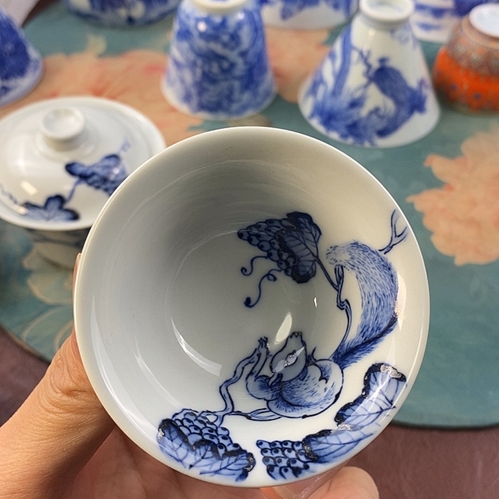 杯现代景德镇全手工全手绘茶具1688888