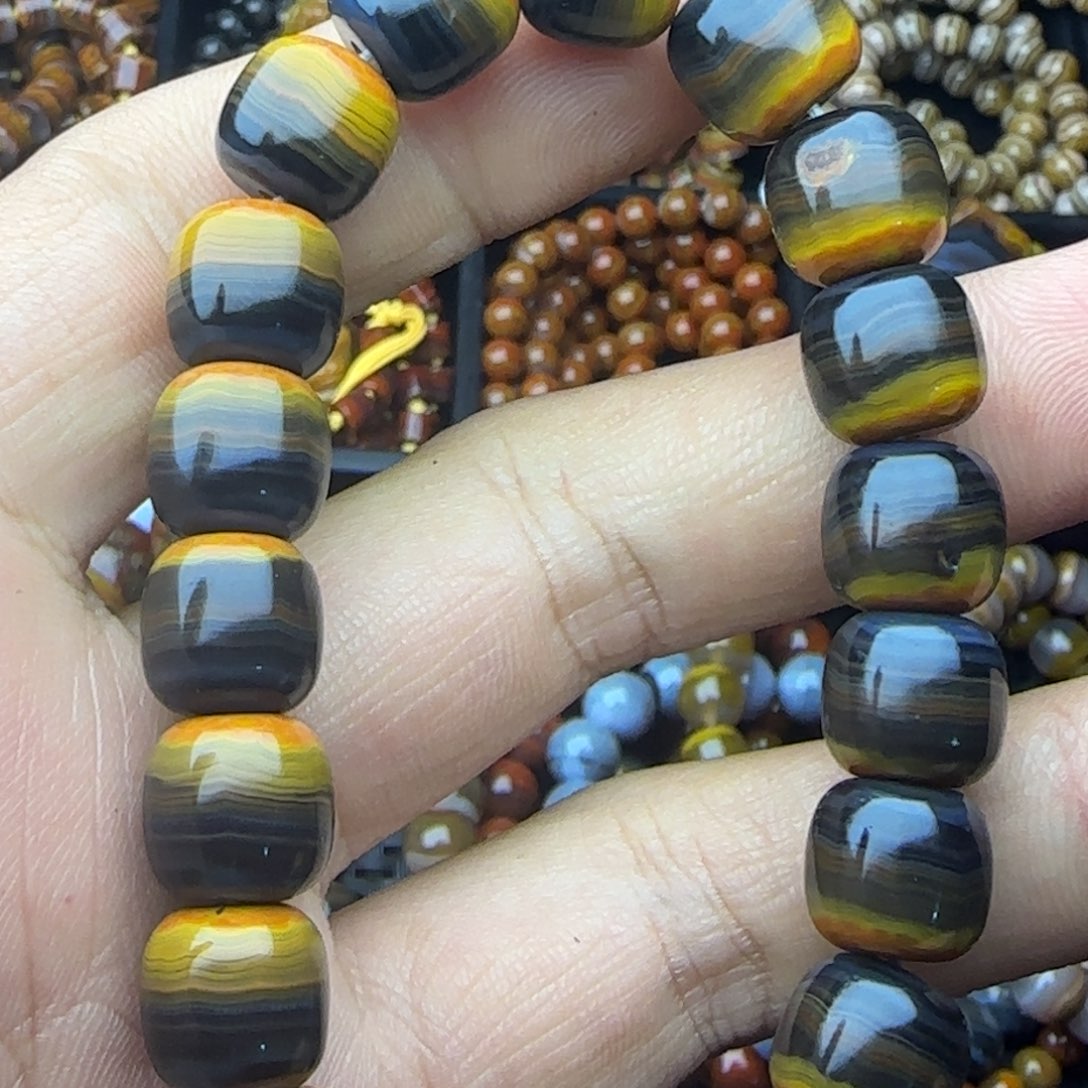 玛瑙/玉髓未镶嵌手链