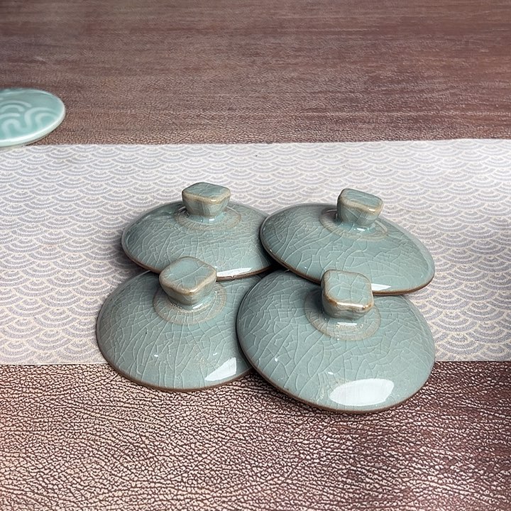 龙泉云间青瓷小米茶器