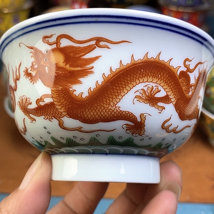 景德镇陶瓷藏式茶碗