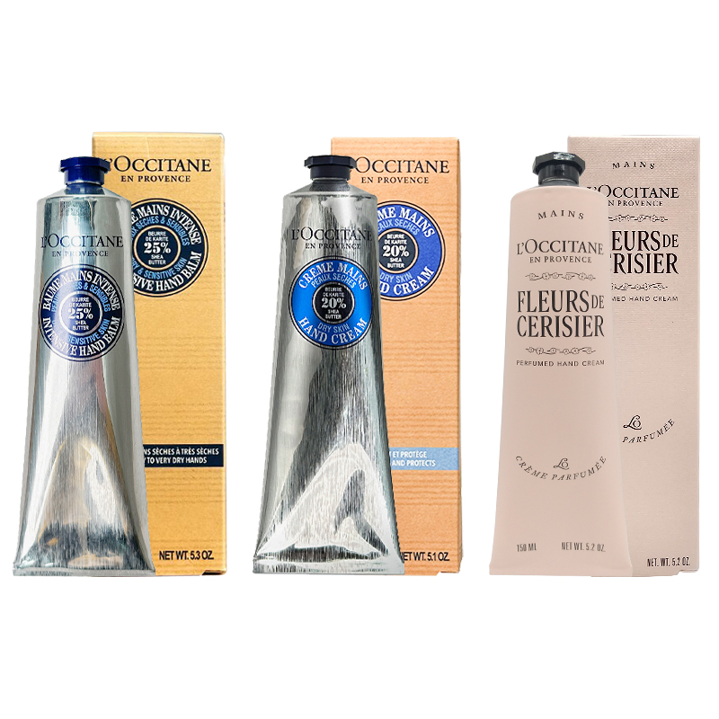 欧舒丹乳木果玫瑰护手霜杏仁润手霜保湿滋润手膜补水防干150ml