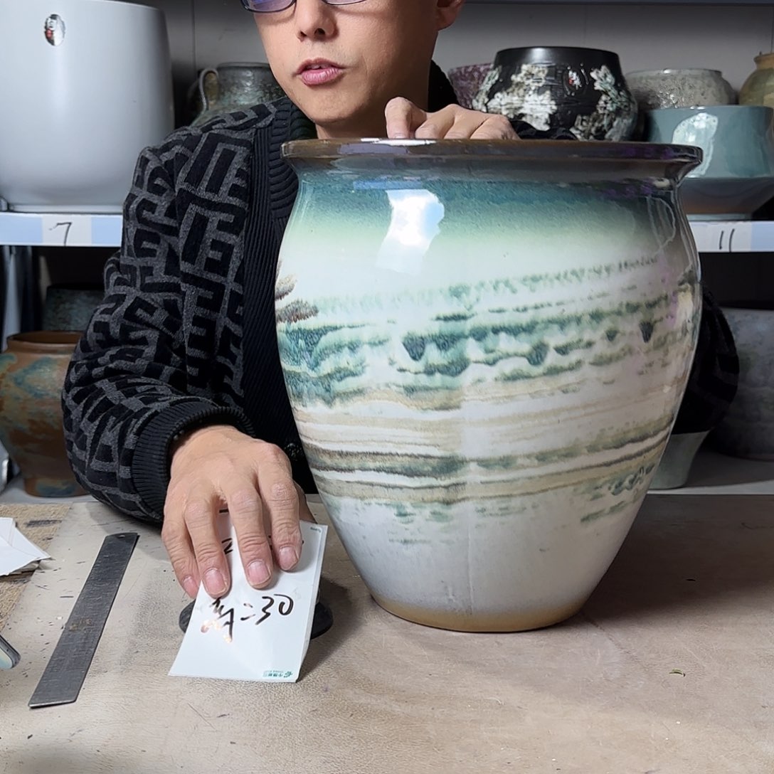 紫砂花盆尺寸27@30