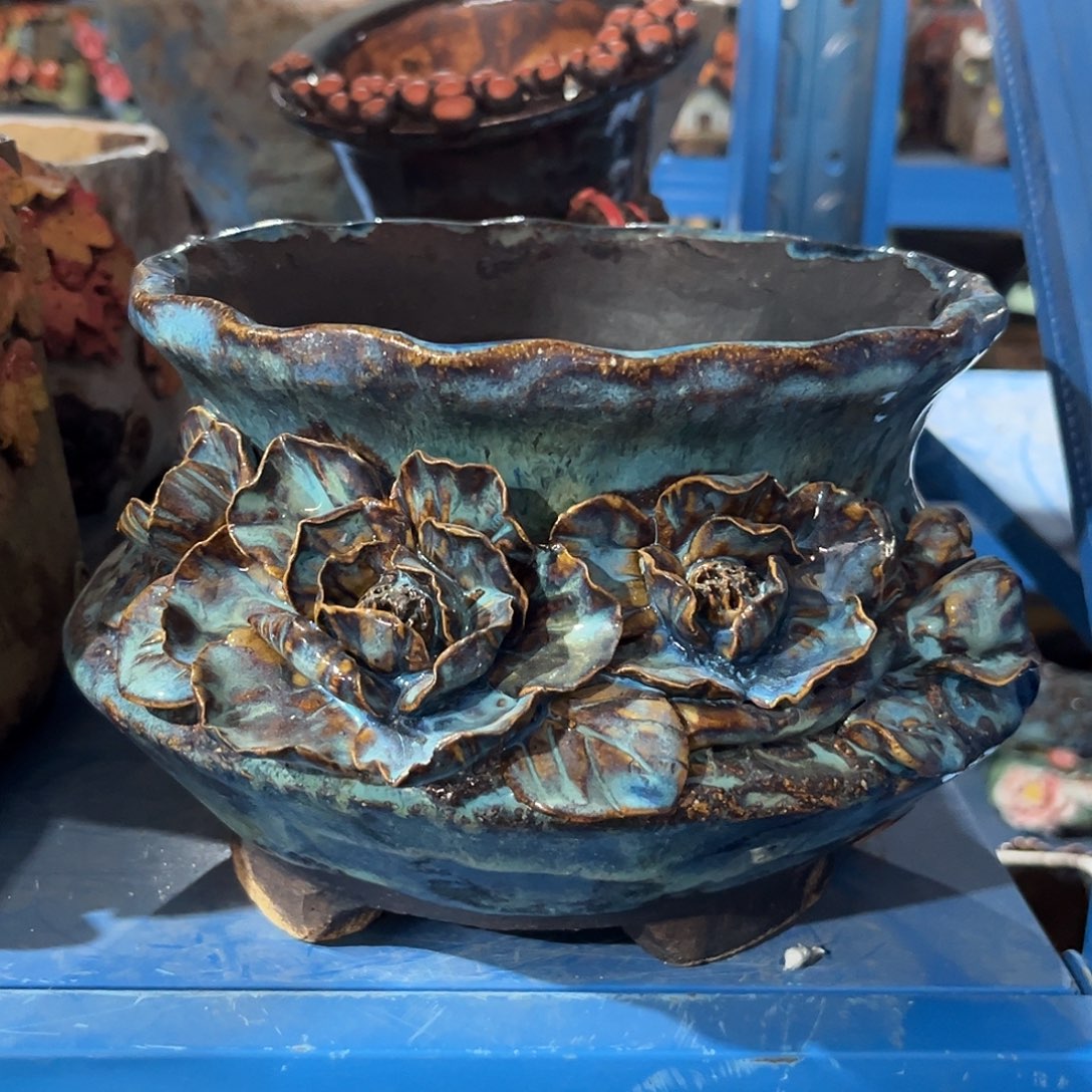 微瑕25 号陶然花器手工花盆