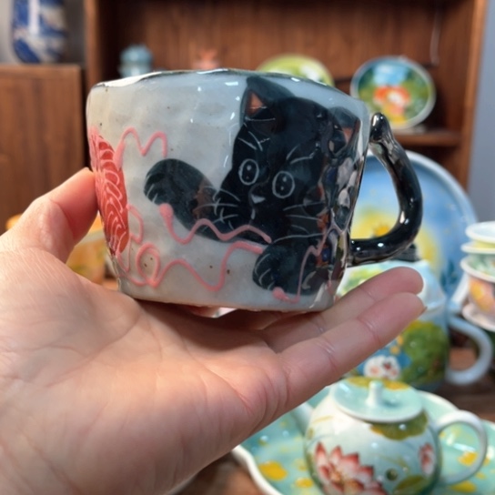 炉景德镇釉下手绘陶瓷 