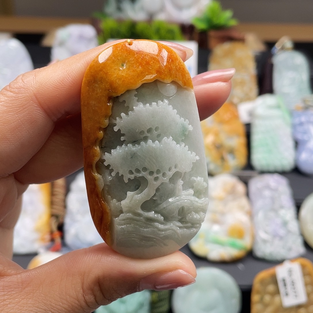 翡翠吊坠(不含链)未镶嵌