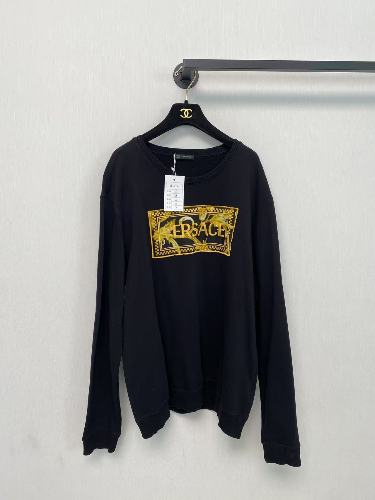 99新 VERSACE/范思哲 范思哲黑色卫衣/xl码/99新