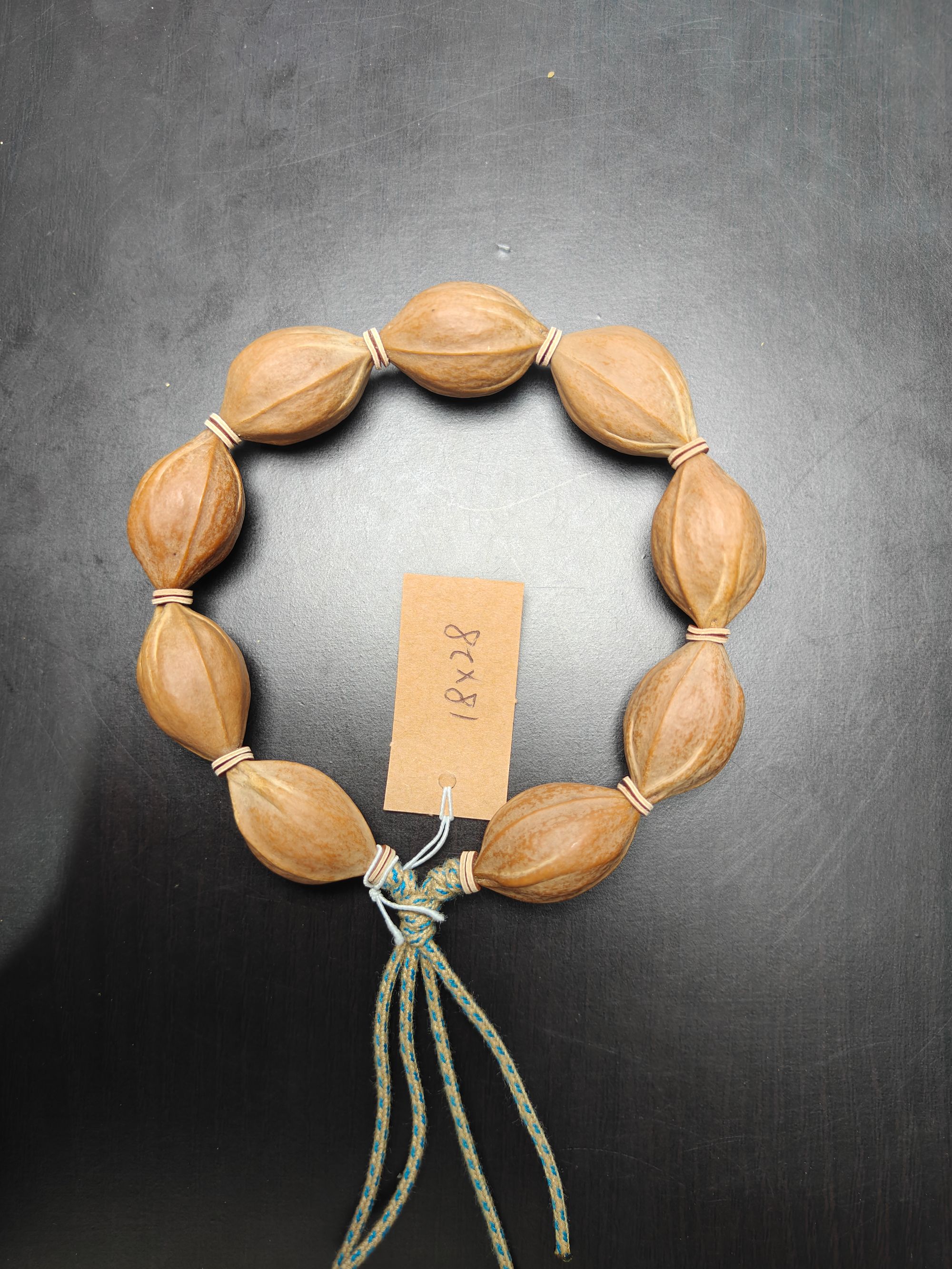 QY18-28mm梅林原生态铁核橄榄核素串核橄榄核纯手工手串