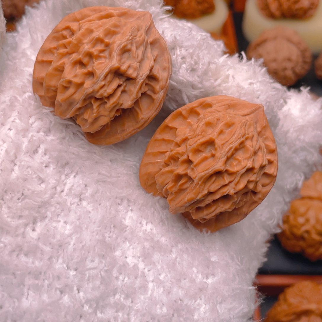 文玩核桃把件34盘山公子帽