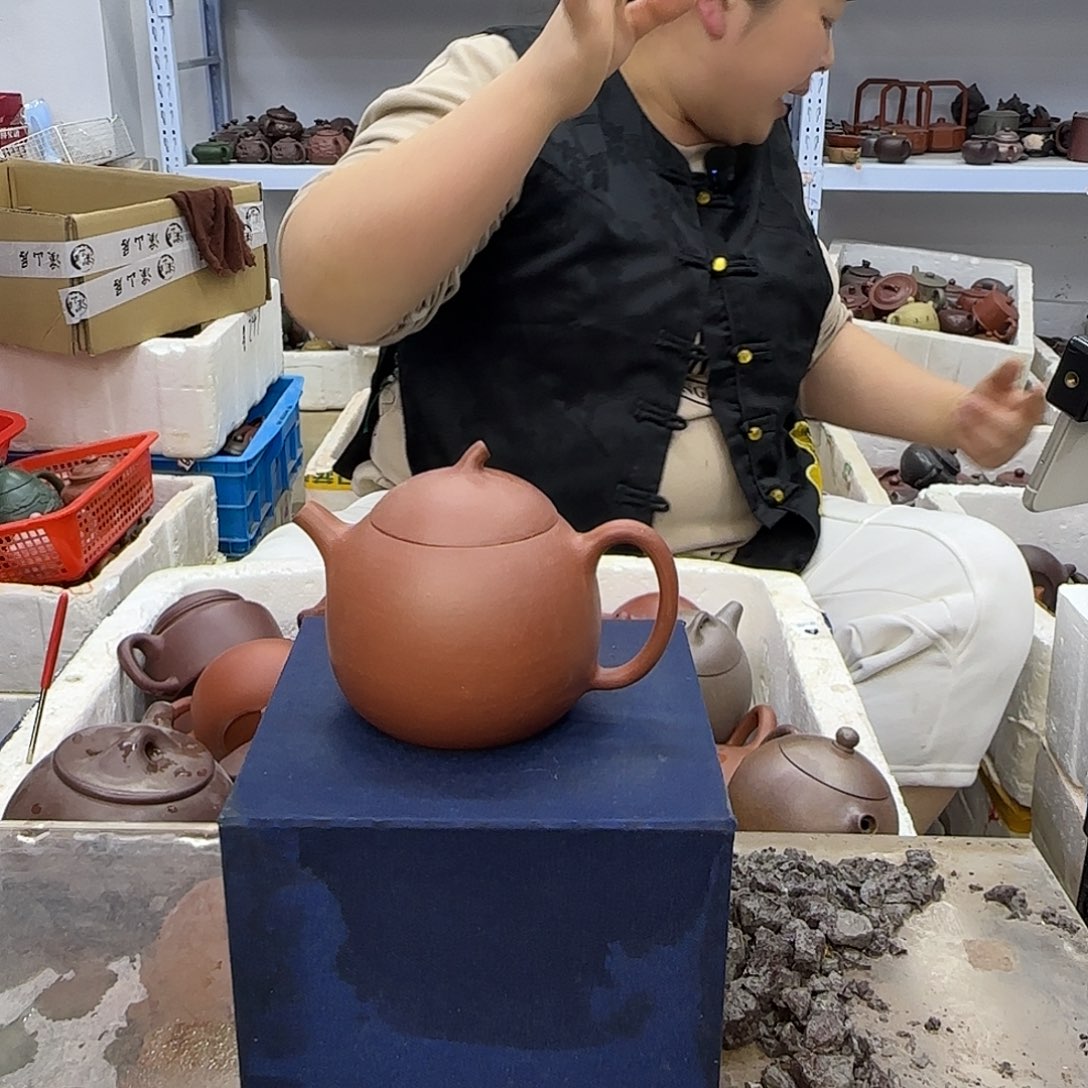 茶壶紫砂宜兴紫砂壶瑕疵处理