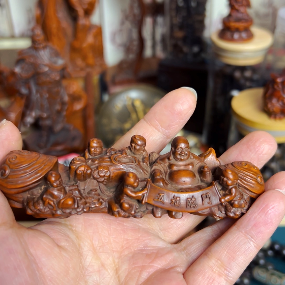 黄杨木年货节福利活动文玩手串摆件把件