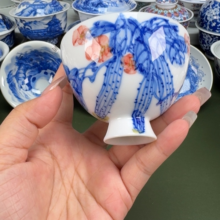 景德镇纯手工手绘茶器蒙蒙