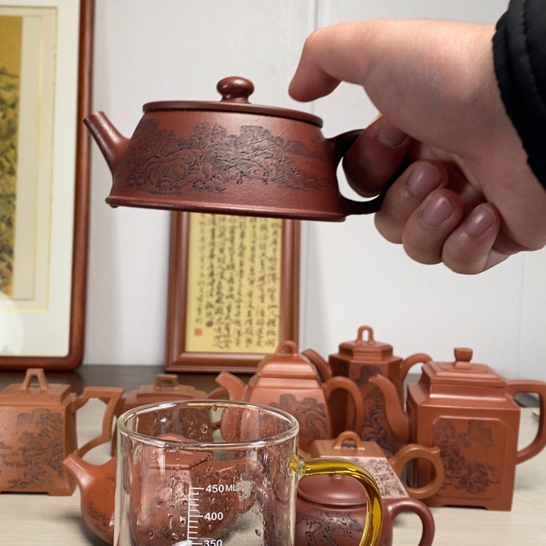 紫砂茶壶原矿泥料传统工艺制作