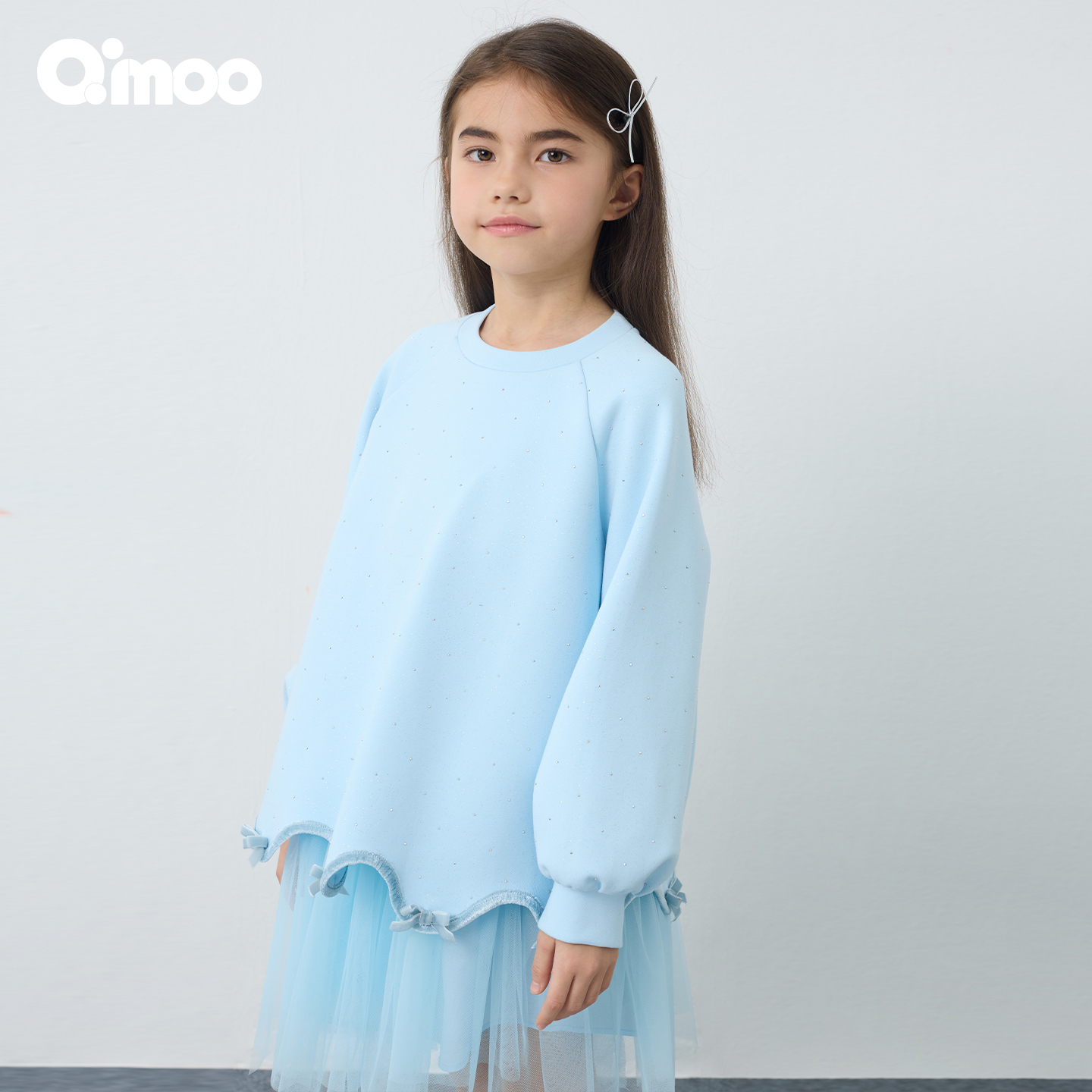 公主风冬季长袖连衣裙卫衣洋气