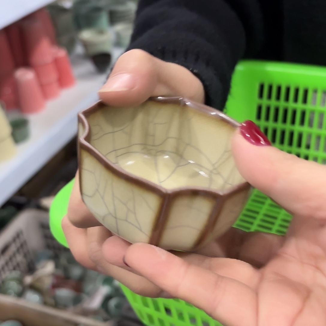 龙泉云间青瓷小米茶器