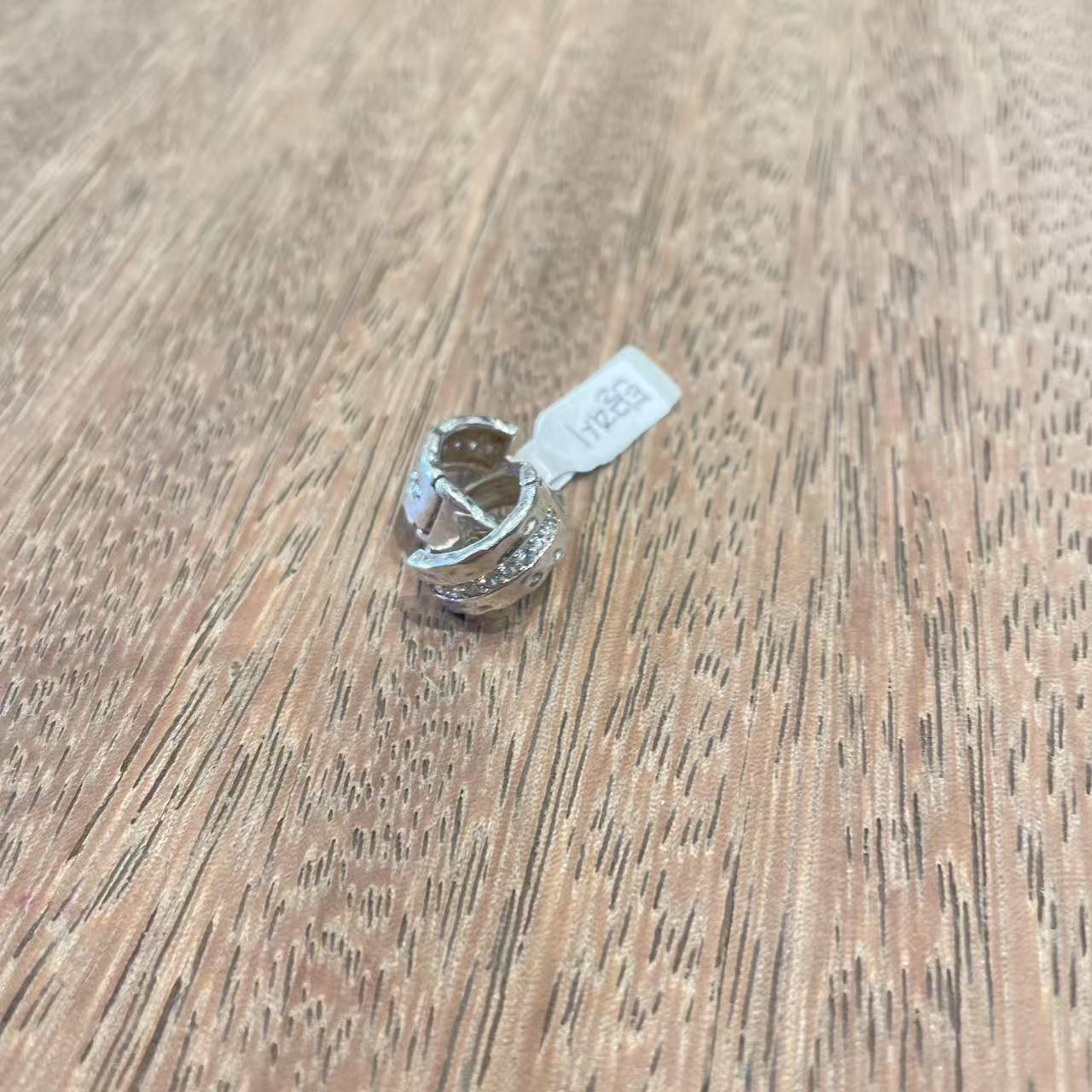 925银耳饰 0310A41 TJ韩国女装韩国直播代购925银锆石耳圈耳饰 