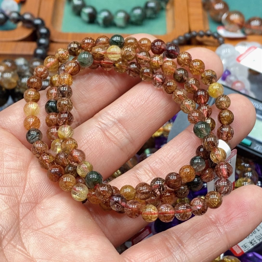 水晶手串未镶嵌天然