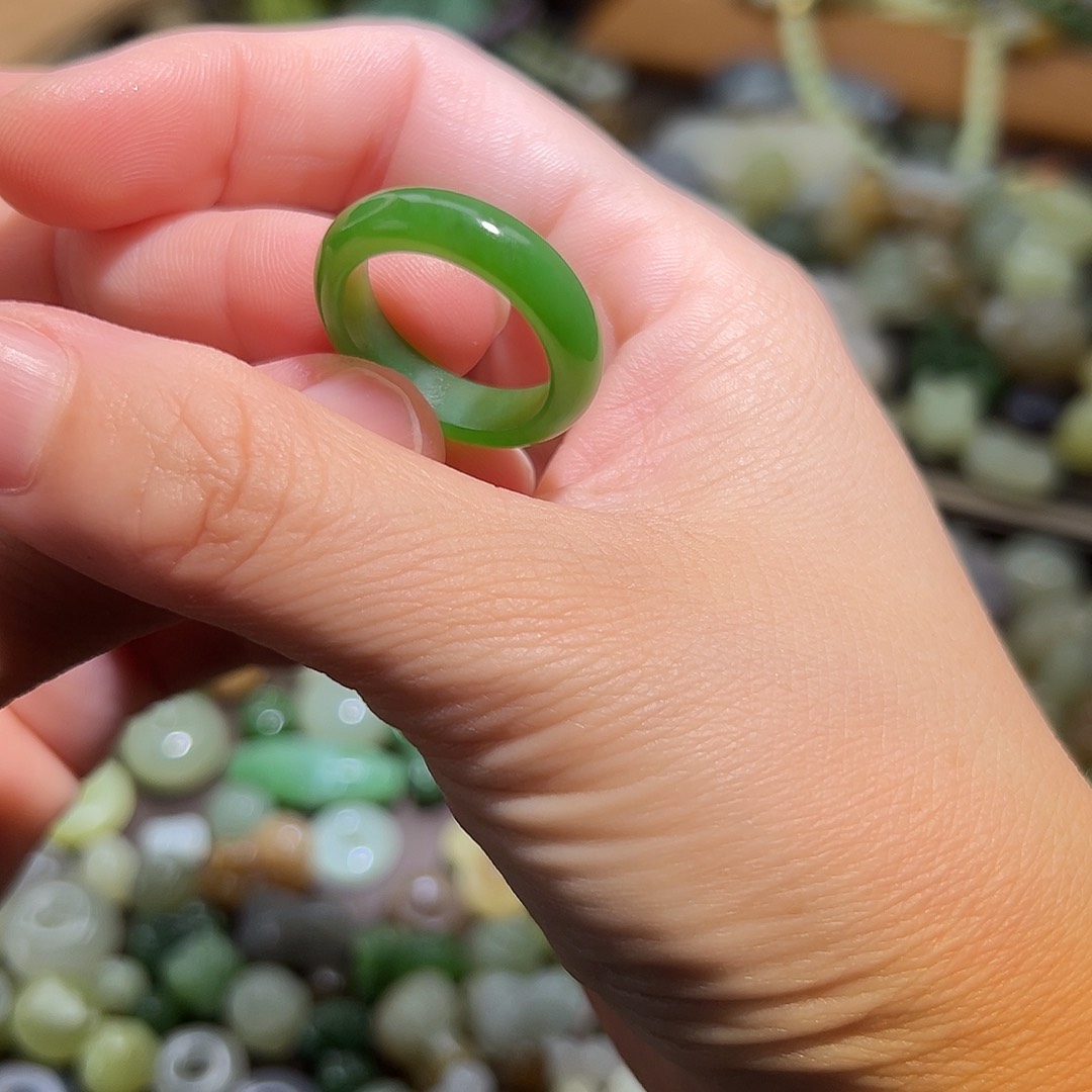 未镶嵌和田玉珠宝半成品18.5