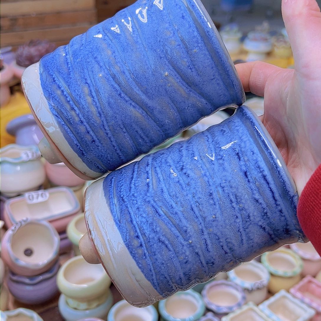 红陶陶瓷花盆当场满12包邮