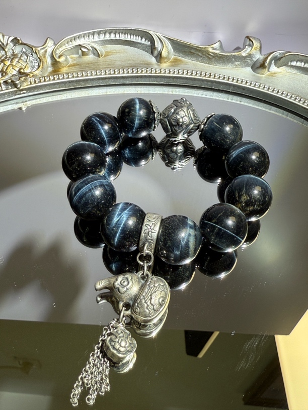 800银手链 Ling原创DIY手串 卡18+