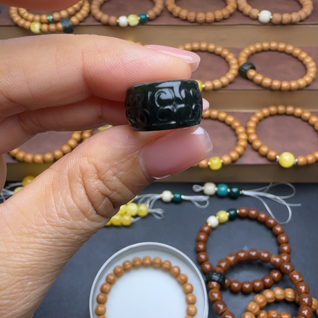 猴头核桃手串配饰跑环